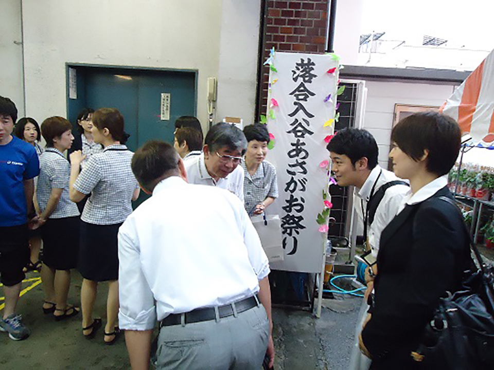 落合恒例朝顔まつりの写真