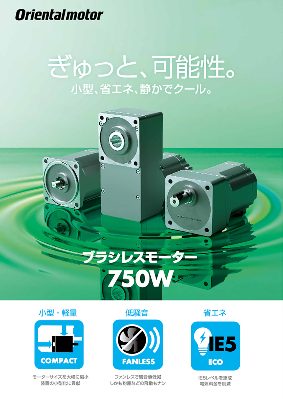 オリエンタルモーター株式会社【ブラシレスモーター　７５０W】